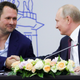Hyperloop Transportation Technologies co-founder Dirk Alhorn shaking hands with Putin. Did someone say large pool of institutional capital?